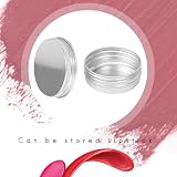 Gkhowiu 30pk Screw Top Metal Tins for Lip Balm, Cosmetics, Candles, Crafts view 6