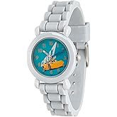 Disney Pixar Cars Watch for Kids Ages 3–7 with Bright Character Dial – Great Gift for Kids – Easy-Read Face, Grey Bezel, and Grey Silicone Strap – Buy and GET 1 Free Mystery Watch