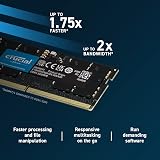 Crucial 32GB (2x16GB) DDR5 5200MHz SODIMM Laptop Memory CT2K16G52C42S view 3