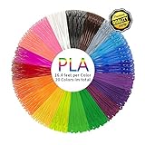PLA 3D Pen Filament Refills(20 Colors, 16.4 Feet Each) - PHANED 3D Printing Pen Filament 1.75mm Total 328 Feet Lengths for MYNT3D, Scribbler V3, Soyan, 7TECH, LIX, Manve, Sunlu 3D Pen