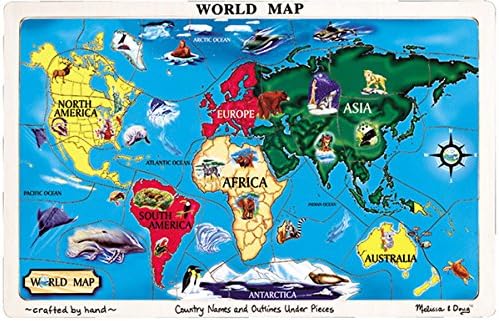 melissa and doug world puzzle