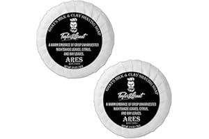 Shaving Soap for Men by Taylor & Grant. Includes Two-2.05 Oz Goats Milk Soap Bar for Shaving. Ares Scent Mens Shaving Soap Great for Sensitive Skin. A Must-Have Addition to Your Shave Kit Essentials.
