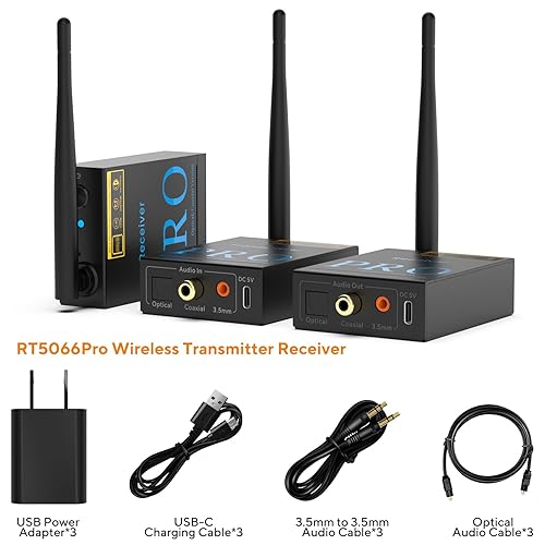 1Mii 3-in-1 Wireless Audio Transmitter Receiver for - Main Image