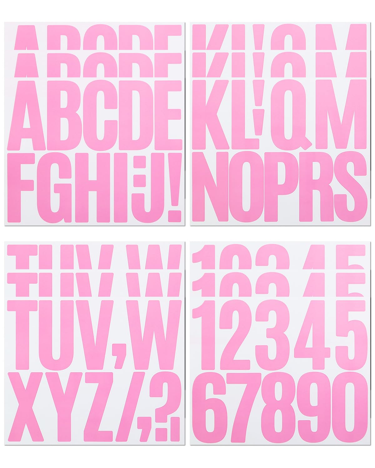 Photo 1 of 3 Inch Letter Stickers, 138 Pieces Self Adhesive Alphabet Number Sticker for Mailbox, House Number and Water Bottle, Waterproof Sticky Vinyl Symbol Stickers for DIY(12 Sheet Pink) AND Keyboard Cover for 2025 2024 2023 15.6 Dell Inspiron 15 3520 3510 3511