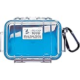 Pelican M40 Micro Case - Waterproof Case (Dry Box, Field Box) For IPhone, GoPro, Camera, Camping, Fishing, Hiking, Kayak, Beach And More (Black - View #10