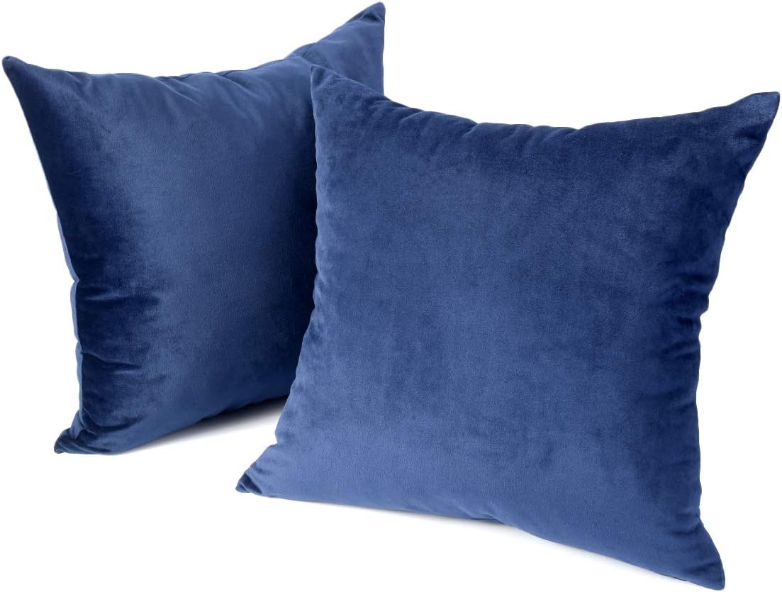 Amazon Com Weaverbird Solid Decorative Throw Pillows 18 X 18