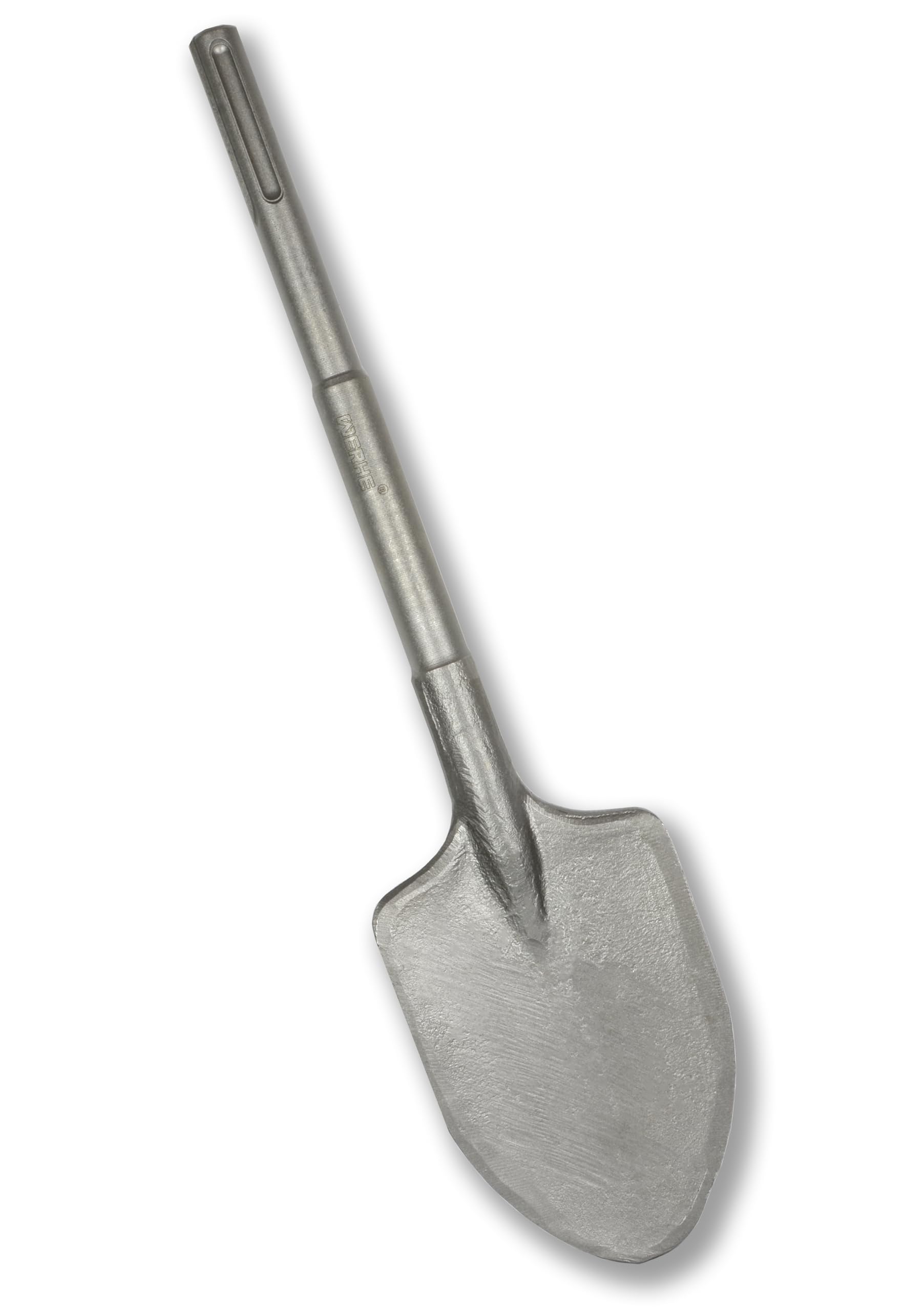 WERHE SDS Max Pointed Spade Chisel 105 x 440 mm – Robust Tool Steel for Demolition Work on Concrete Asphalt Masonry – SDS-Max 18 mm Mount