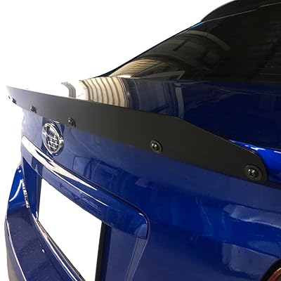 Buy Spoiler Gurney Flap Wickerbill Compatible With 15 21 Subaru Wrx Sti Factory Style Black Coated Aluminum Trunk Boot Lip Spoiler Wing By Ikon Motorsports Online In Indonesia B079xxywbs