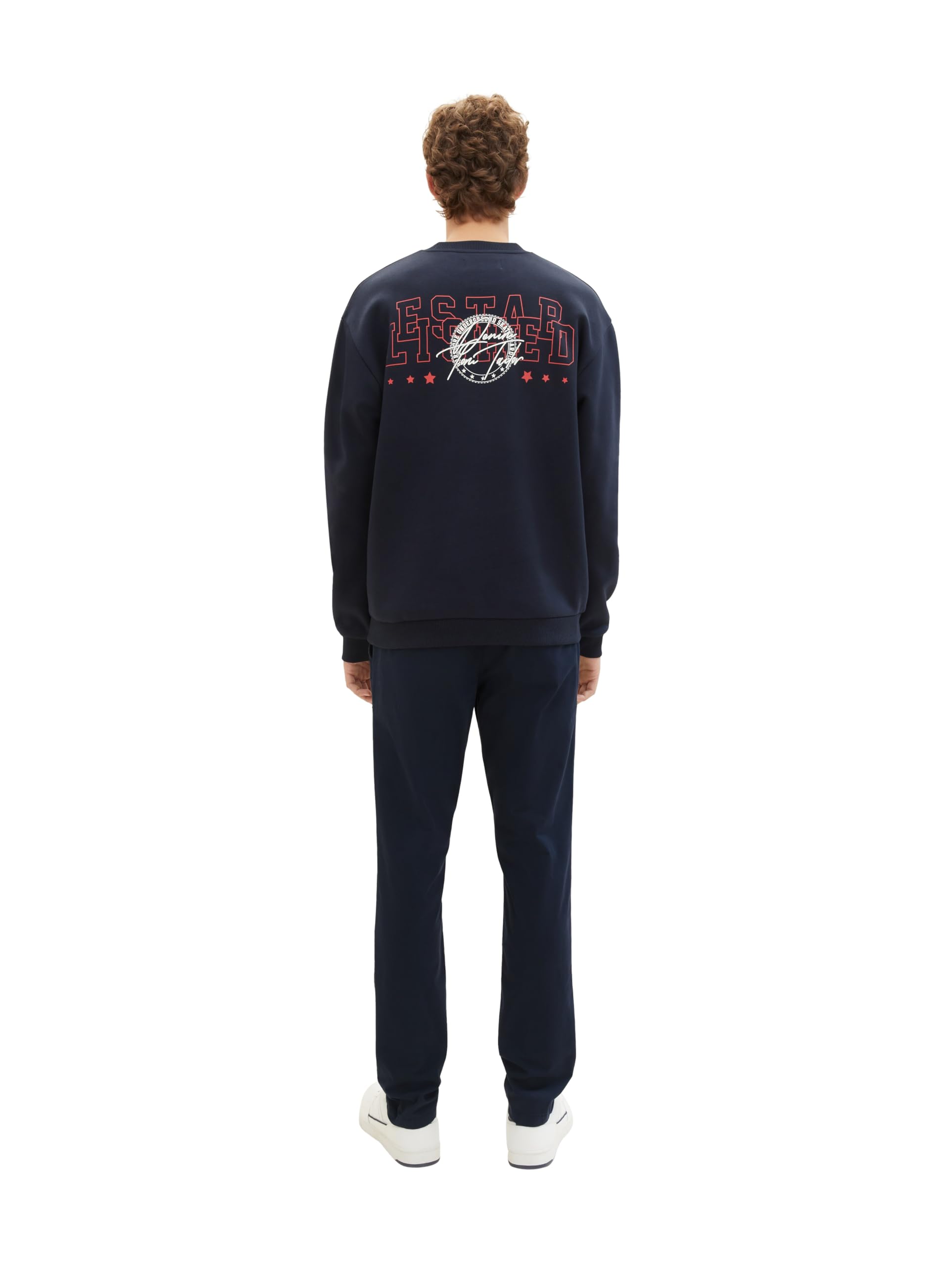 TOM TAILOR Denim Herren Slim Fit Chino Hose mit Gürtel 10668 - Sky Captain Blue 32W / 32L 3