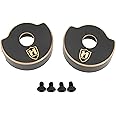 MEUS RACING Brass Steering Knuckles + Portal Cover for for Vanquish H10 Optic Sparco Yokohama RTR 1/10 RC Crawler Upgrades Parts (Rear Portal Cover)