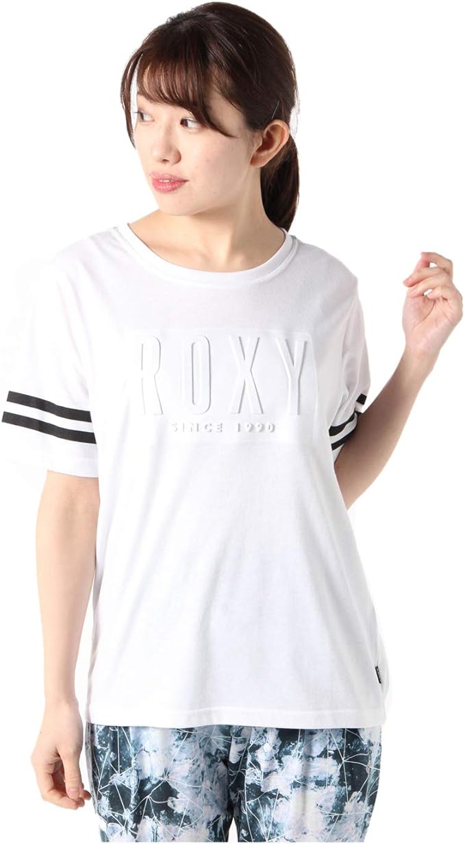 ロキシー レディース サーフ 半袖ｔシャツ Double Line Tee Rst1608y Roxy Tシャツ カットソー 通販 Amazon