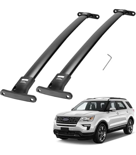 Aluminum 2017 Ford Explorer Roof Rack Side Rails Universal Roof
