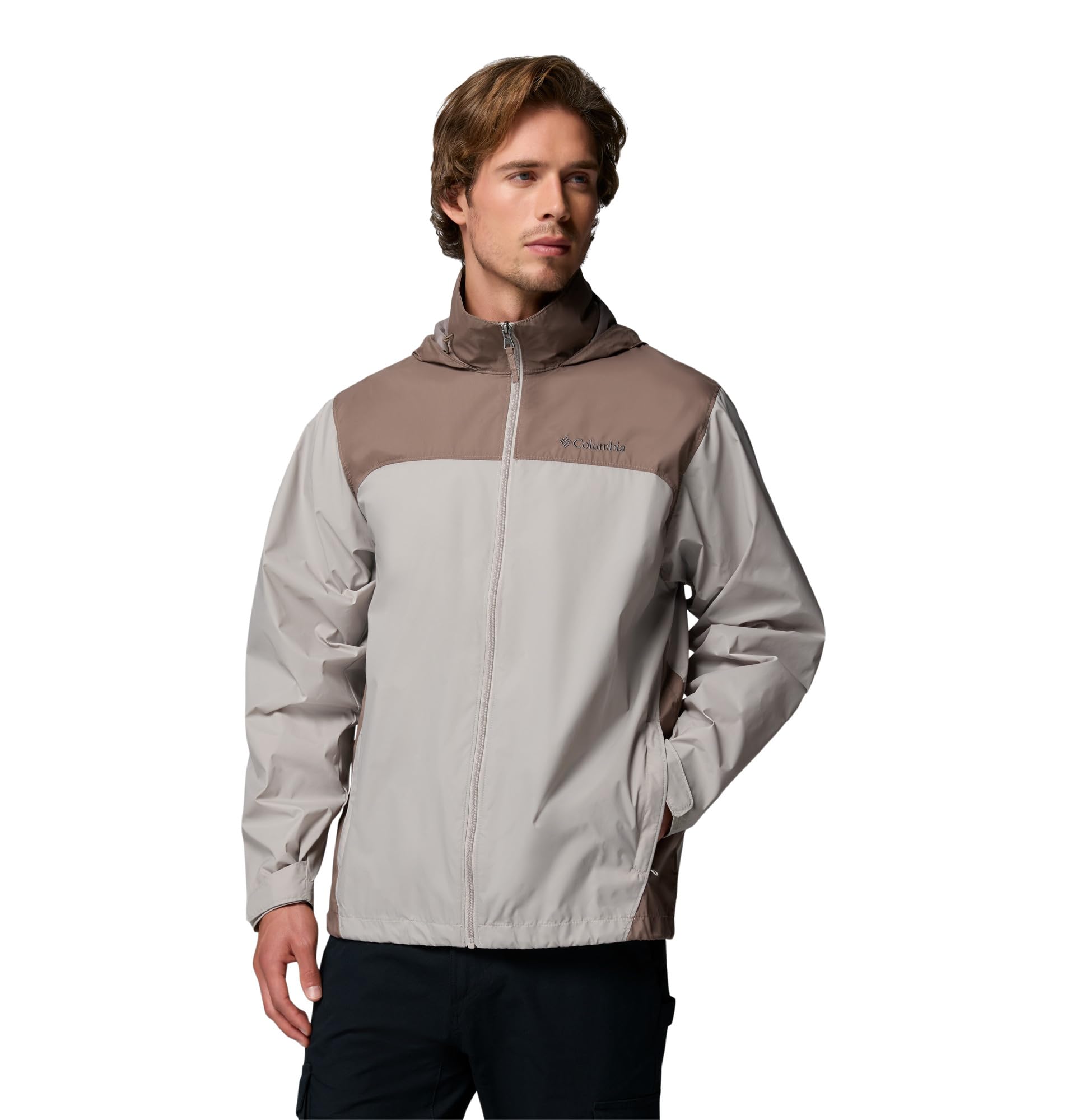 Columbia Men's Glennaker Lake II Rain Jacket, Flint Grey/Iron, 4X Tall Image