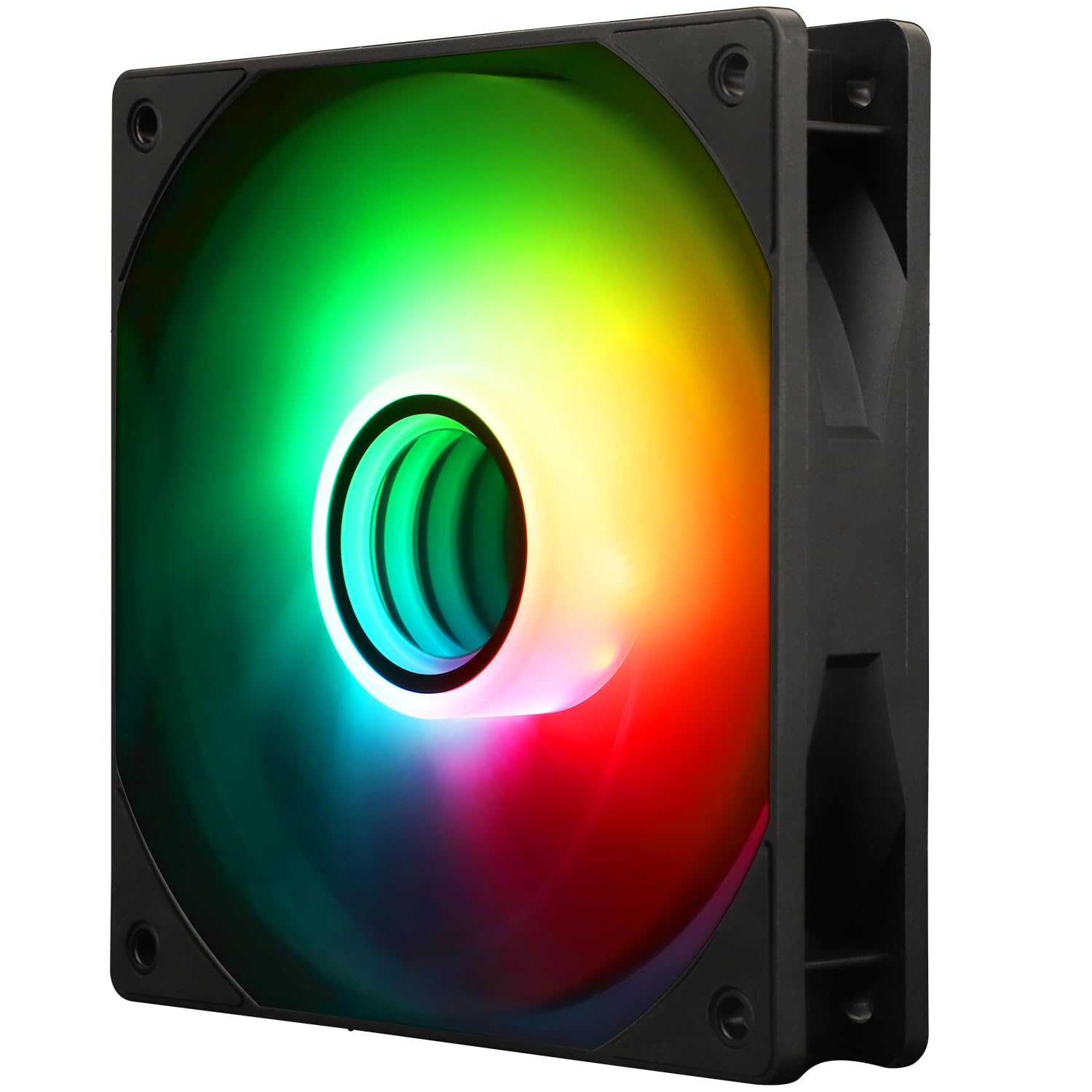 Thermalright TL-C12B-S V3 120mm ARGB CPU Fan, with 1500RPM Speed, Black Computer Case Cooler, Quiet 4pin PWM PC Cooling, for S-FDB Bearing CPU Cooler Fan,with ARGB Mirror Light Effect