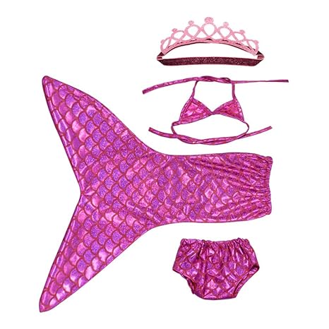 EDTara 18 Inch Doll Accessories Surprise Mermaid Clothes Doll Clothes red