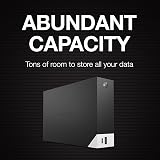 Seagate One Touch Hub 10TB External Desktop HDD USB-C USB 3.0 STLC10000400 view 4