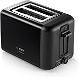 Bosch DesignLine Toaster 2-Slice Stainless Steel 970 W Black
