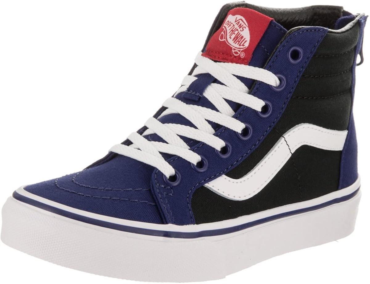 vans sk8 hi black blue