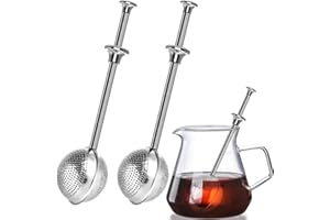 JEDREY 2pack Tea Ball, tea infuser for loose leaf tea, tea strainers for loose tea, stainless steel tea strainer, loose leaf tea steeper, easy clean, tea fine mesh strainer reusable