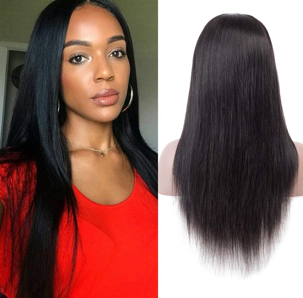 Human Hair Lace Front Wig Straight Pre Plucked Lace Front Wig Human Hair Brazilian Wigs Human Hair With Baby Hair 16inch