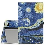 MoKo Case for Fire 7 2015 - Slim Folding Cover for Amazon Fire Tablet (7 inch Display - 5th Generation, 2015 Release Only), Starry Night