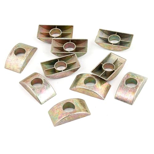 Concealed M8 bed bolts/Half Moon/Crescent washers/REPLACEMENT/NO INSERT