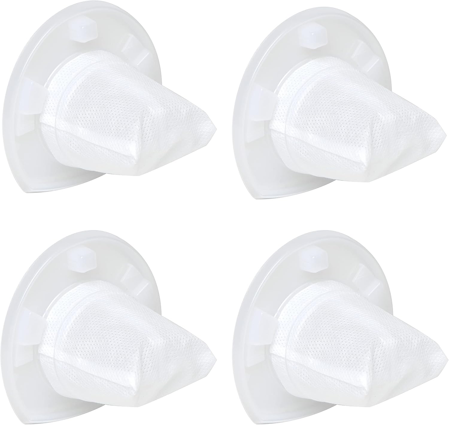 4 Pack Black & Decker Power Tools VF110 Replacement Filter, Hand Vacuum Filter Cordless Vacuum CHV1410l -