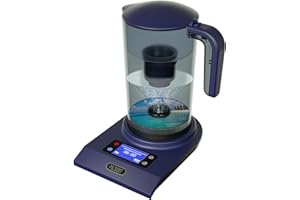 FILSOIT Hydrogen Water Bottle Ionizer Hydrogen Water Pitcher Generator Maker Machinewith SPE and PEM Technology(Marron)