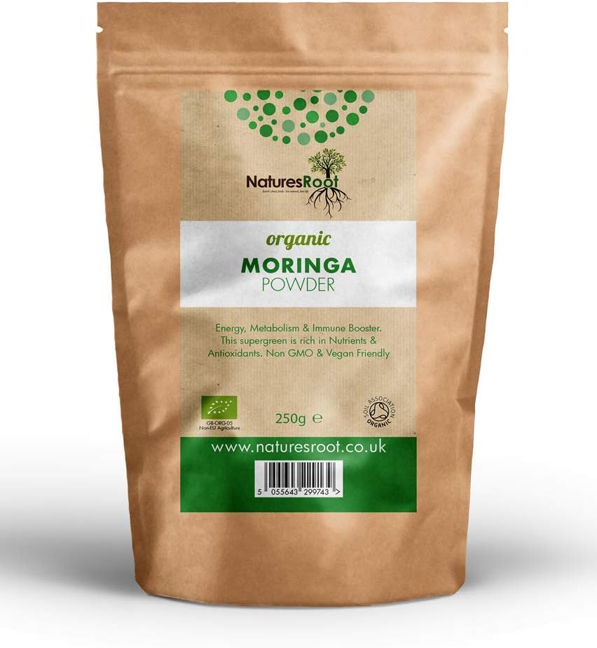 polvere moringa per la crescita dei capelli