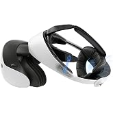 AMVR CM1 PSVR2 Comfort Mod Kit, Magnetic Forehead Pad Weight Balancer | Sweet spot keeper, soft breathable pad, anti‑slip rear pad, pressure relief, reduce headset slipping, long‑time VR gaming