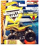 Hot Wheels Monster Jam 2018 Epic Additions Earth Shaker (Includes Re-Crushable Car) 1:64 Scale