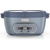 Ninja&reg; MultiPot&trade; XL 12-in-1 Multicooker, Stone Purple, MZ1001PU3 | 12 functions, 3 pots, Slow Cook, Shallow Fry, Sear/Saut&eacute;, and more, Oven-Safe, Nontoxic Ceramic, Dishwasher Safe, 1500W