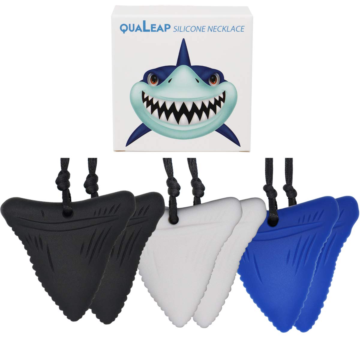 Shark Tooth Sensory Chew Necklace (6 