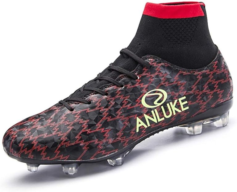 FCSHOES Men's Athletic High top Cleats Soccer Training Shoes Football Team Turf