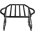 Detachable Luggage Rack 2-Up Mounting Rack Compatible for Harley Davidson Touring Road King Street Electra Glide 2009-2024 Black