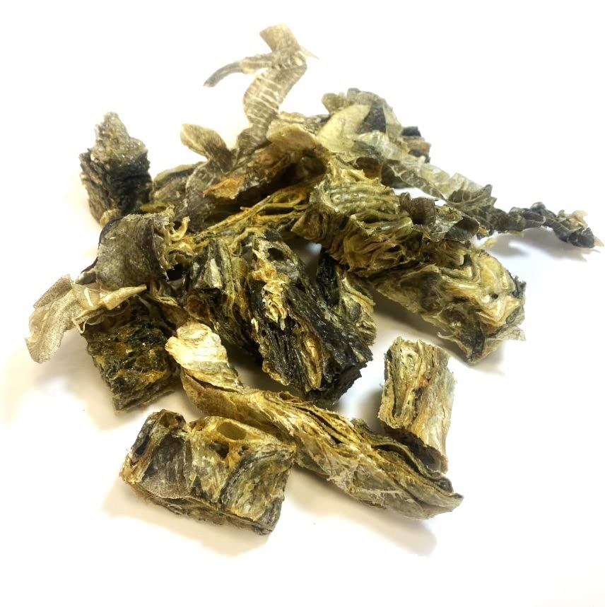 Cod Fish Trimmings 1kg PREMIUM 100% Natural Dried Fish Skin Dog Treats Chews U.K. Sourced Air-Dried
