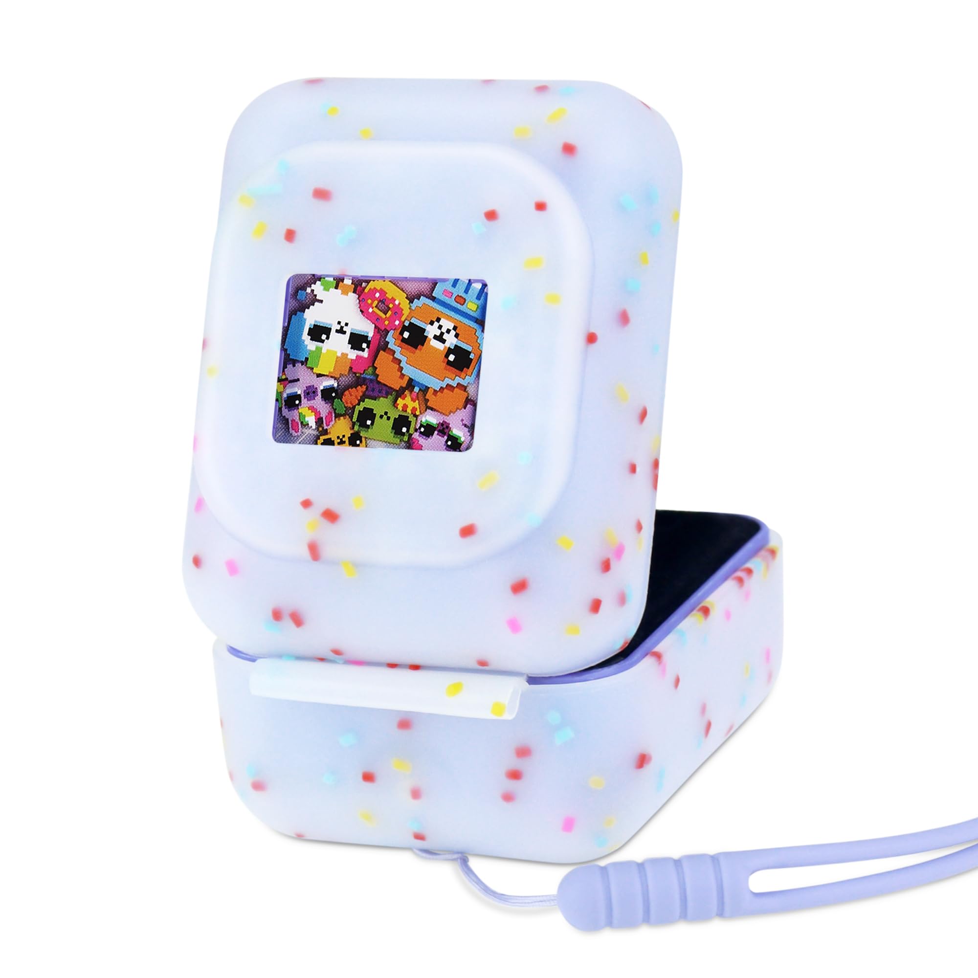 Silicone Shell Compatible with Bitzee Interactive Toy Digital Pet, Case Compatible with Bitze Digital Pet, Cover for Bitzee Purple and Mint Version Only