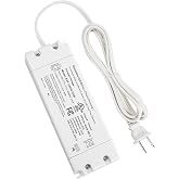 REYLAX 30W Triac Dimmable LED Driver 24V, Low Voltage Transformer, UL | Compatible with Lutron and Leviton Dimmers, Constant Voltage Power Supply for LED Lighting, Class 2