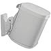 Sanus Wireless Speaker Wall Mount Sonos ONE, ONE SL, Play:1, Play:3 - Tool Free Tilt & Swivel Adjustments for Best Audio - Single (White) - WSWM21-W1 primary