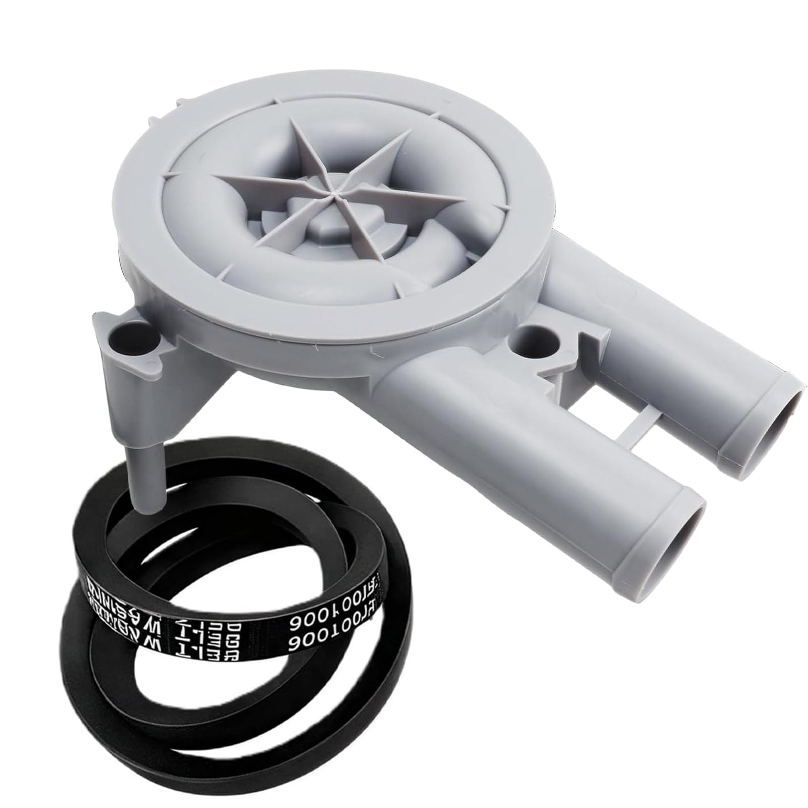 Photo 1 of ***FINAL SALE NO RETURN NO REFUND**** RB150003 Washer Drain Pump and Belt Kit Fit for Speed Queen Alliance AWN311SP111TW01 AWN432SP113TW04, Replaces 36863 201566P 27001036 205217P 38174 27001006 for Amana Cissel Top Load Washers
