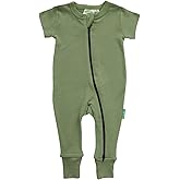 PARADE Organic Essentials '2-Way' Zip Romper - Short Sleeve
