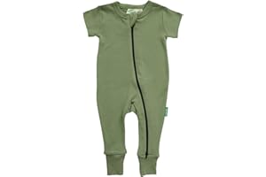 Parade Organic Essentials '2-Way' Zip Romper - Short Sleeve