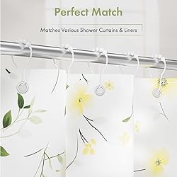 Amazer Shower Curtain Hooks, Decorative Shower