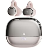 Clip-On Earbuds Open Ear Bluetooth5.3 Headphones, Ergonomic Comfort Sports Earphones with 50H Playtime, Smart Digital Display, IPX5 Waterproof, Gift for Valentine's Day and Anniversary, Birthday