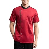 Unisex Chef Jacket Men's Chef Coat Restaurant Kitchen Chef Uniform