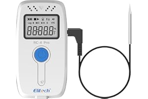 Elitech Digital Temperature Data Logger Medical Refrigerator Thermometer Vaccine Fridge Temperature Monitor, RC-4