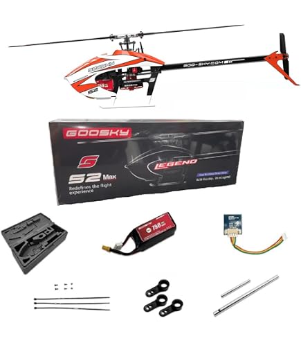 Amazon.com: GoAssemb GOOSKY Legend S2 MAX RC Helicopter, 2.4G 6CH