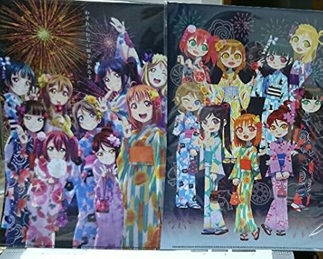 Amazon 沼津夏祭りコラボの浴衣姿のクリアファイル ヒョーゴノスケ