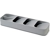 Joseph Joseph 85119 DrawerStore Kitchen Drawer Organizer Tray for Cutlery Silverware, Gray