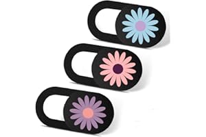 IMNEXT2U Laptop Camera Cover Slide 3 Pack Ultra Thin Slide Laptop Camera Cover for Echo Show, Computer, Tablet, Mac Air, Chromebook, PC - Daisy New (Patent Pending)